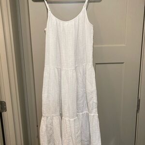 H&M White Gauze Dress